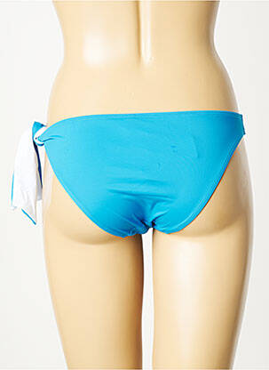 Bas de maillot de bain effet matière satinée culotte bleu AUBADE femme