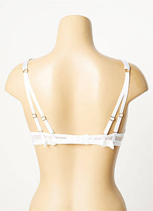 Soutien-gorge effet matière satinée haut soutien-gorge emboitant blanc AUBADE femme