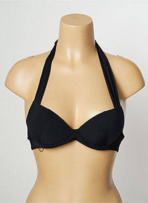 Haut de maillot de bain stretch haut soutien-gorge push-up noir AUBADE femme