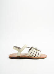 Sandales/Nu pieds beige ASTER pour fille seconde vue