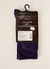 Chaussettes violet LE BOURGET pour femme seconde vue