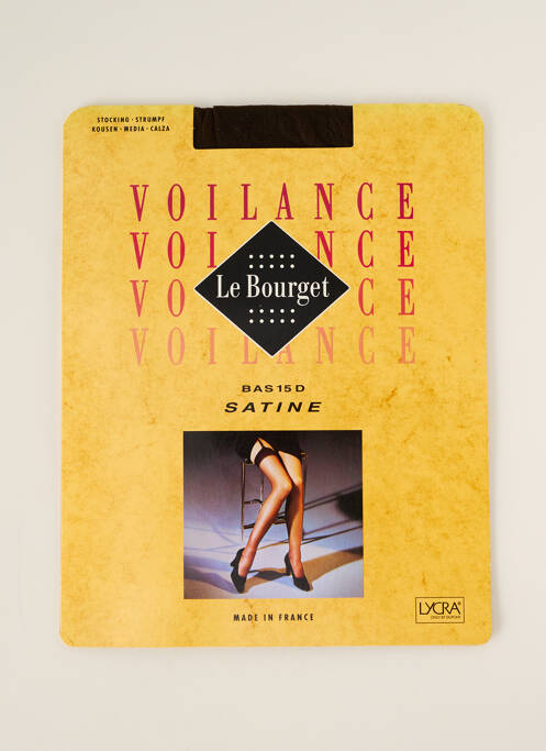 Bas marron LE BOURGET pour femme