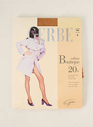 Collants tissage voile beige GERBE femme