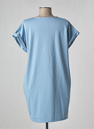 Robe courte manches courtes manches courtes bleu LPB femme
