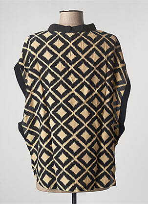 Blouse manches courtes manches courtes beige SUKU BAZAR femme