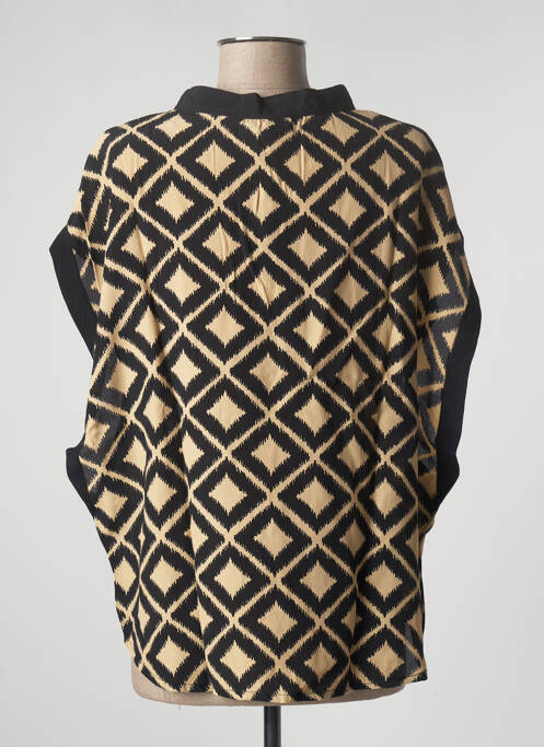 Blouse beige SUKU BAZAR pour femme