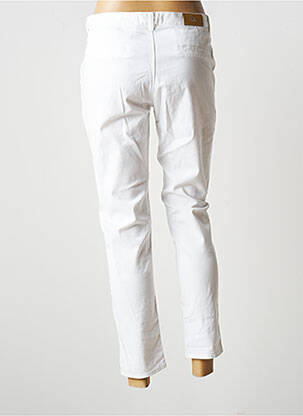 Pantalon chino taille basse taille basse blanc EMMA & ROCK femme