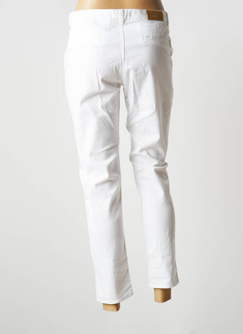 Pantalon chino taille basse taille basse blanc EMMA & ROCK femme