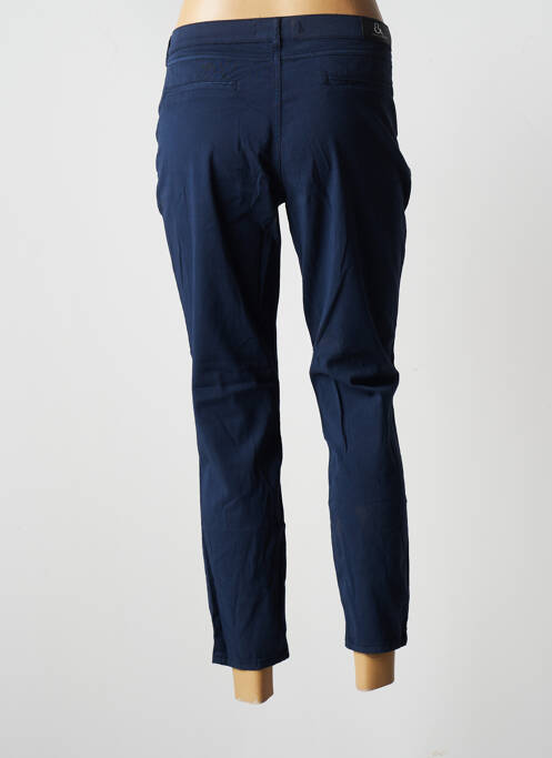 Pantalon 7/8 stretch taille basse bleu EMMA & ROCK femme
