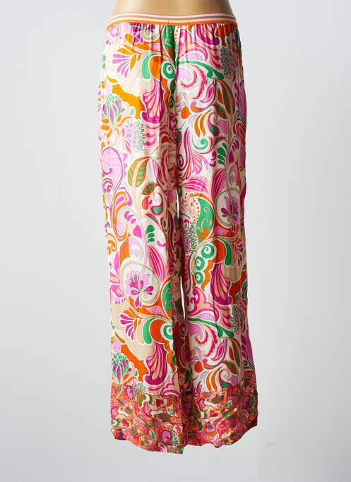 Pantalon large orange PAUL BRIAL pour femme