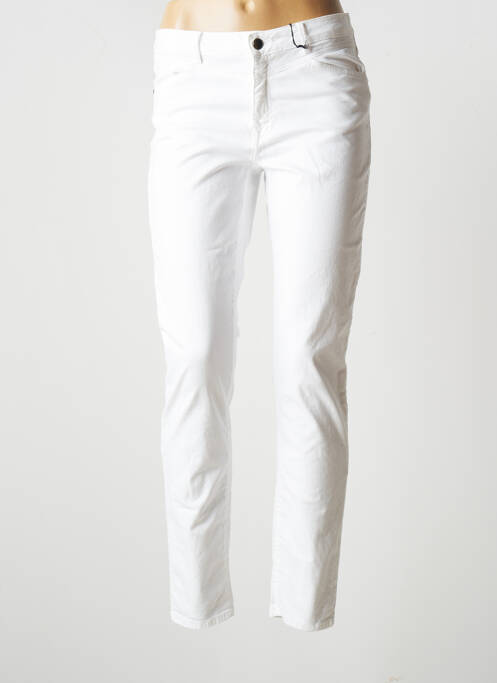 Pantalon slim blanc EMMA & ROCK pour femme