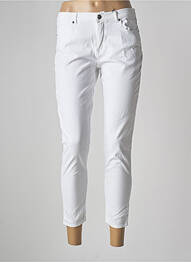 Pantalon chino taille basse taille basse blanc EMMA & ROCK femme