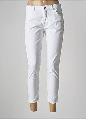 Pantalon chino taille basse taille basse blanc EMMA & ROCK femme