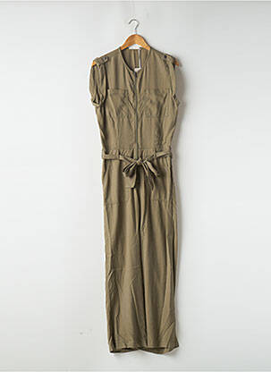 Combi-pantalon poches sans manche vert LES P'TITES BOMBES femme