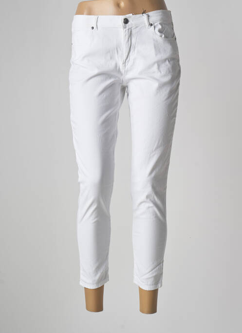 Pantalon chino taille basse taille basse blanc EMMA & ROCK femme