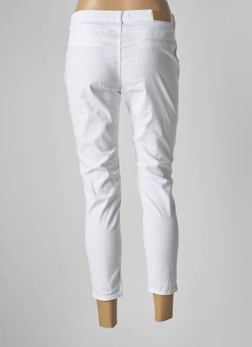 Pantalon chino taille basse taille basse blanc EMMA & ROCK femme
