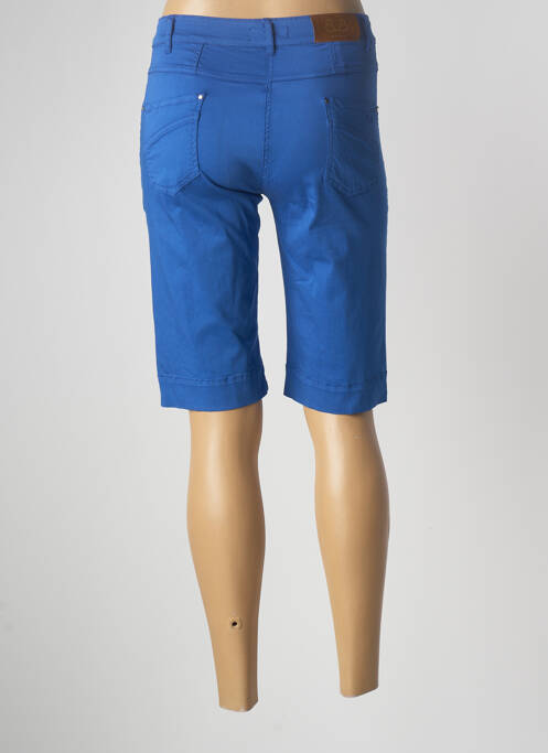 Bermuda bleu PAUL BRIAL pour femme
