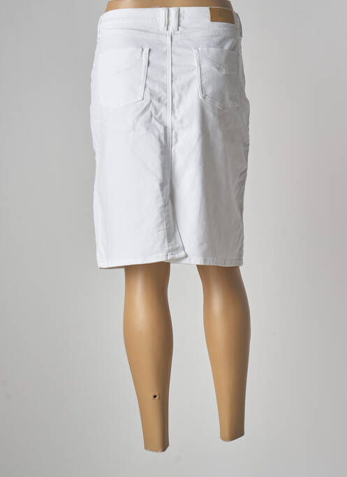 Jupe mi-longue blanc EMMA & ROCK pour femme