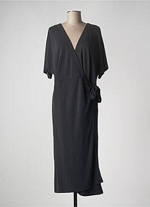 Robe longue noir LOSAN pour femme