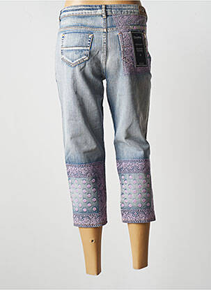 Jeans boyfriend stretch taille normale bleu FRACOMINA femme