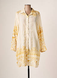 Robe de plage coupe ample jaune BAGATELLE FRANCE femme