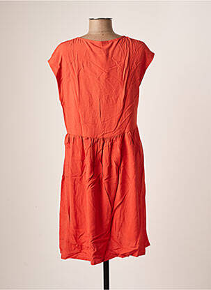 Robe courte manches courtes manches courtes orange LOSAN femme