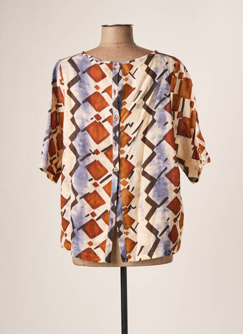 Blouse beige LA FABBRICA DEL LINO pour femme