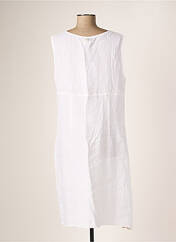 Robe mi-longue blanc LA FABBRICA DEL LINO pour femme seconde vue