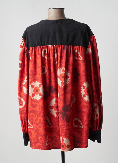 Blouse orange MAT. pour femme