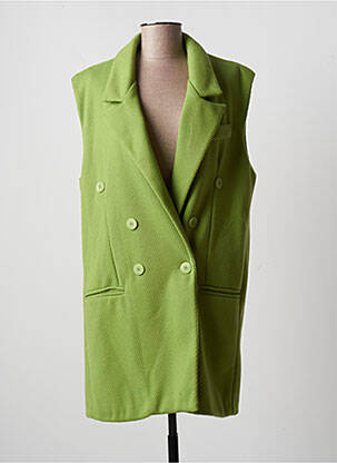 Manteau court vert CORNER pour femme