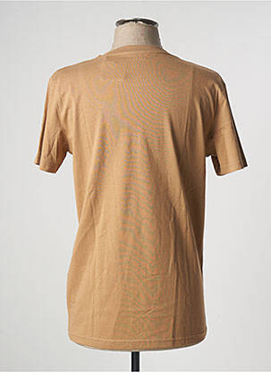 T-shirt stretch manches courtes marron SQUARE UP homme