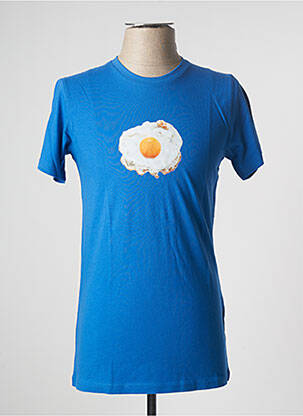 T-shirt coupe cintrée manches courtes bleu FRITO PROJECTS homme