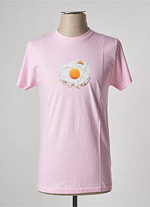 T-shirt coupe cintrée manches courtes rose FRITO PROJECTS homme