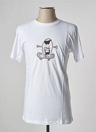 T-shirt coupe cintrée manches courtes blanc FRITO PROJECTS homme