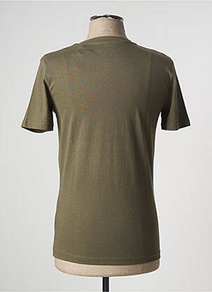 T-shirt coupe cintrée manches courtes vert SQUARE UP homme