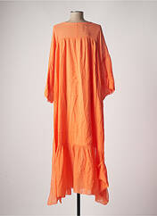 Robe longue orange ANNA pour femme seconde vue