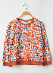 Sweat-shirt orange COMPAÑIA FANTASTICA pour fille seconde vue