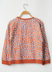 Sweat-shirt orange COMPAÑIA FANTASTICA pour fille seconde vue