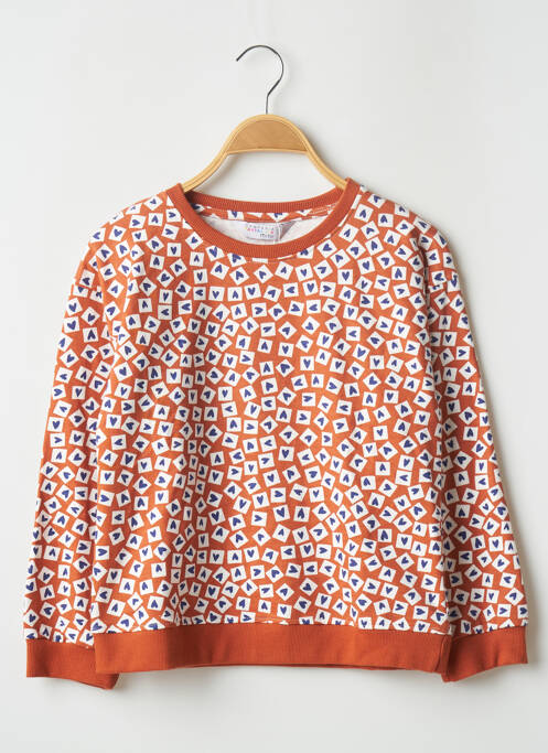Sweat-shirt orange COMPAÑIA FANTASTICA pour fille