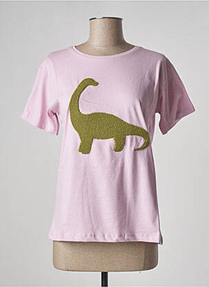 T-shirt rose COMPAÑIA FANTASTICA pour femme