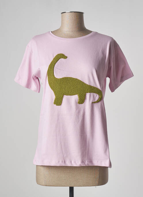 T-shirt rose COMPAÑIA FANTASTICA pour femme