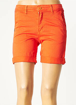 Short finition revers taille normale orange PAKO LITTO femme