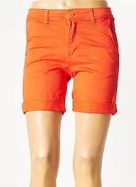 Short finition revers taille normale orange PAKO LITTO femme