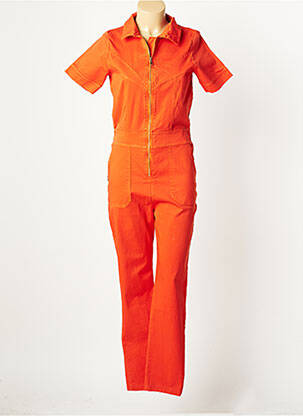 Combi-pantalon orange PAKO LITTO pour femme