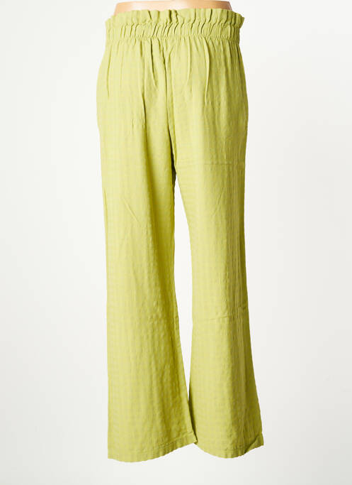 Pantalon droit vert STUDIO PARISIEN pour femme
