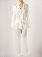 Pyjama blanc MARJOLAINE pour femme seconde vue