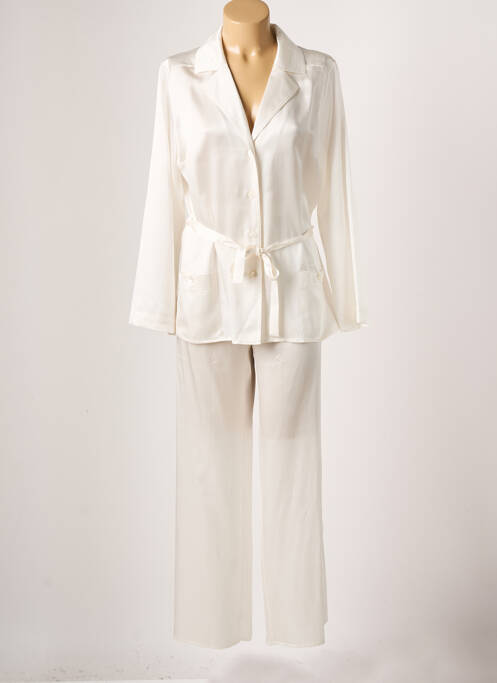 Pyjama blanc MARJOLAINE pour femme