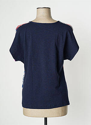 Top manches courtes manches courtes bleu GRIFFON femme