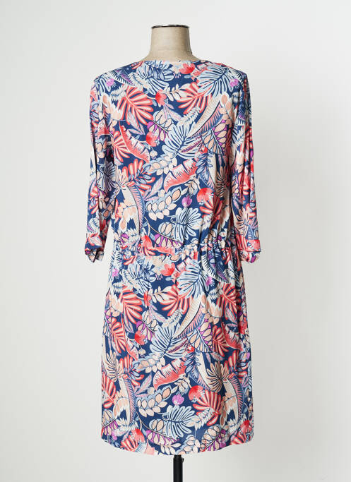 Robe mi-longue bleu GRIFFON pour femme