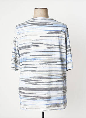 Top stretch manches courtes bleu NO SECRET femme